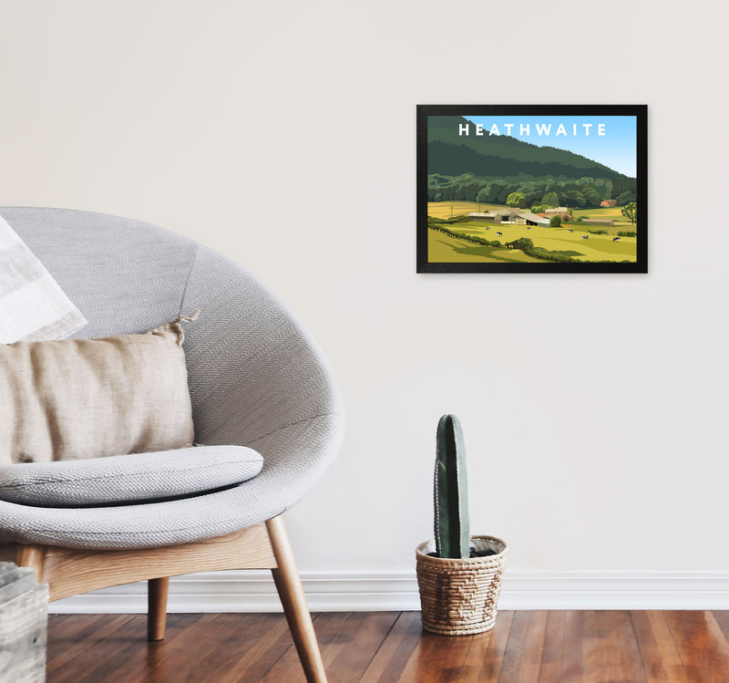 Heathwaite by Richard O'Neill A3 White Frame