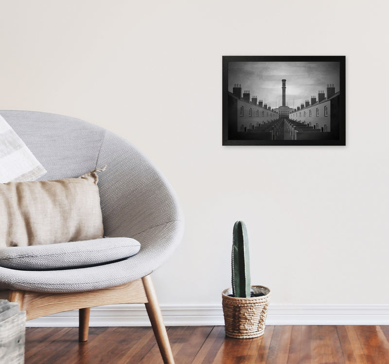 Northen Mills by Richard O'Neill A3 White Frame