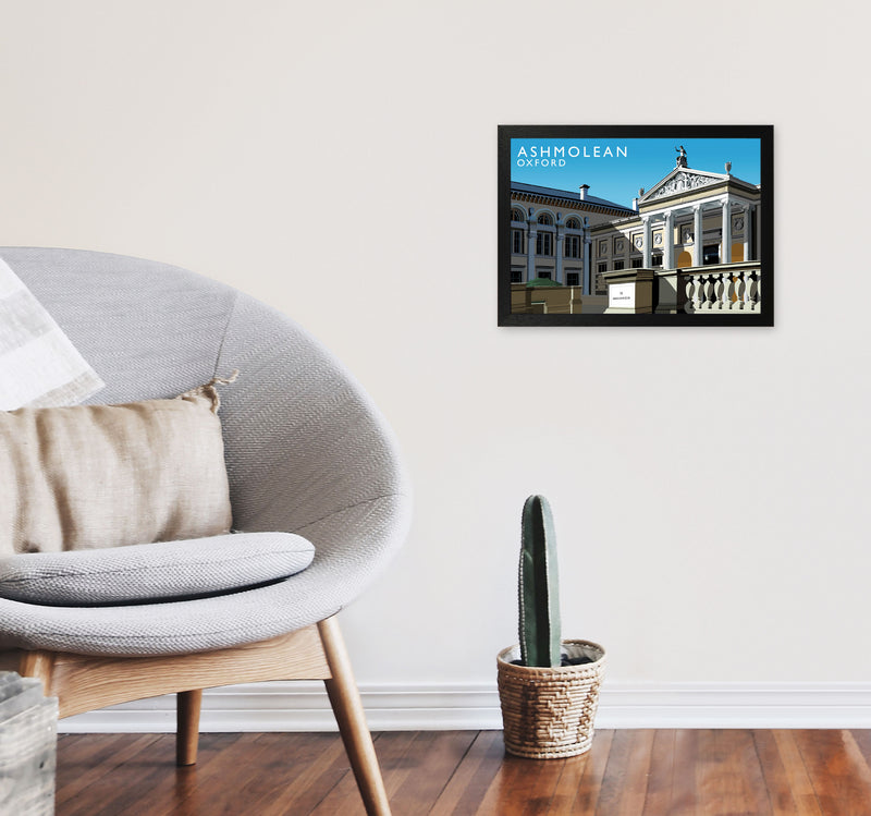 Ashmolean by Richard O'Neill A3 White Frame