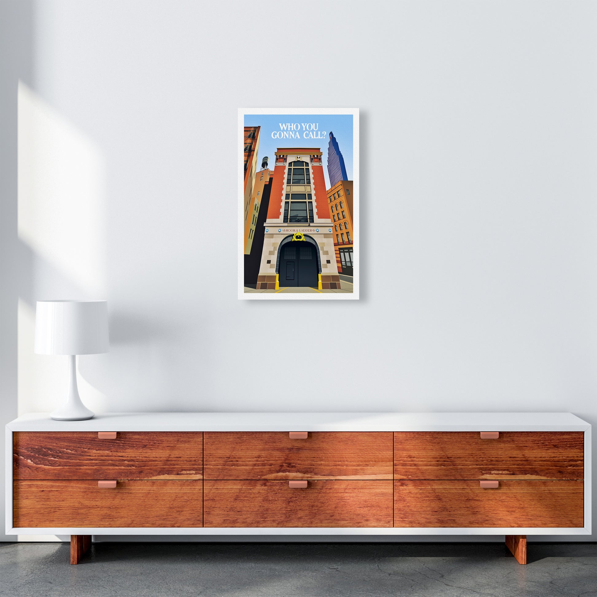 Ghostbusters Day Art Print by Richard O'Neill A3 Canvas
