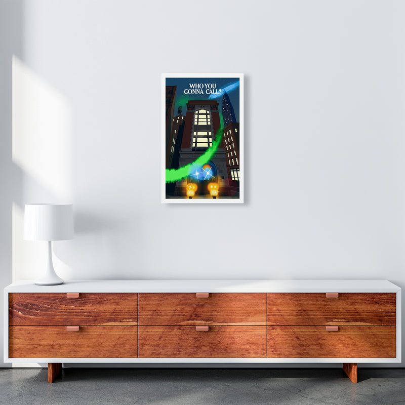 Ghostbusters Night Art Print by Richard O'Neill A3 Canvas