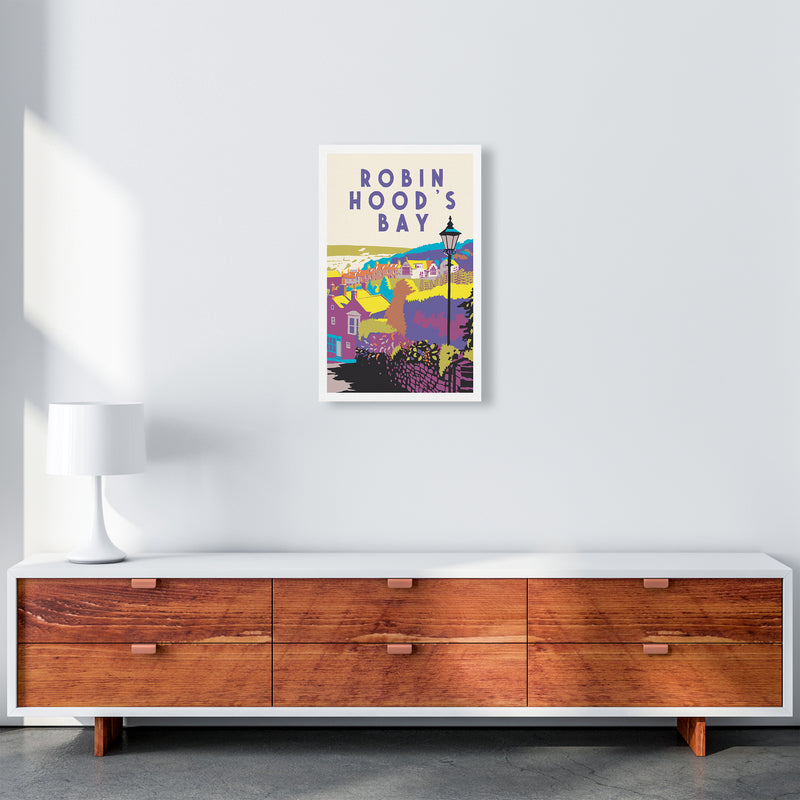 Robin Hood's Bay 2 Portrait Art Print by Richard O'Neill A3 Canvas
