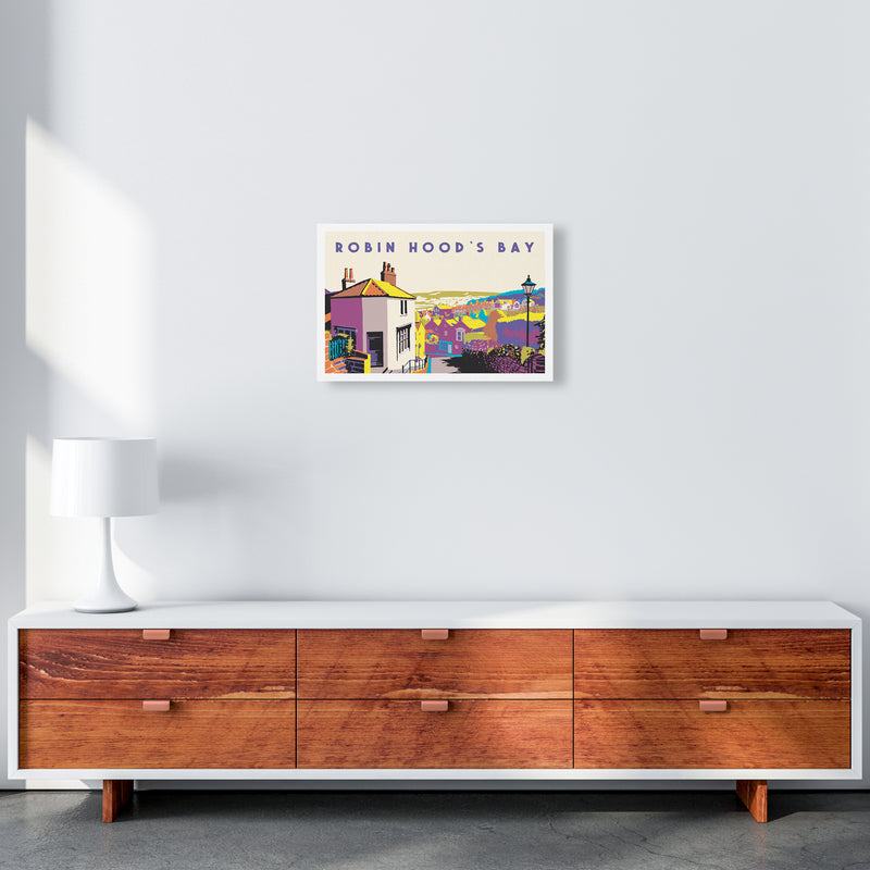 Robin Hood's Bay 2 Art Print by Richard O'Neill A3 Canvas