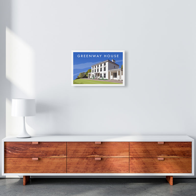 Greenway House Art Print by Richard O'Neill A3 Canvas