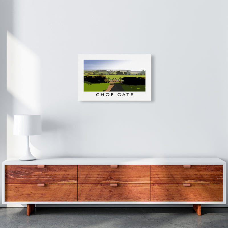 Chop Gate Travel Art Print by Richard O'Neill A3 Canvas