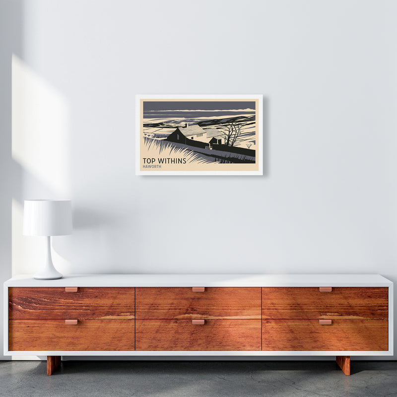 Top Withins Travel Art Print by Richard O'Neill A3 Canvas
