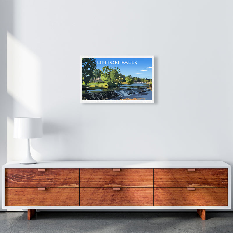 Linton Falls Travel Art Print by Richard O'Neill A3 Canvas