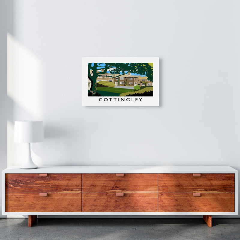 Cottingley Travel Art Print by Richard O'Neill A3 Canvas