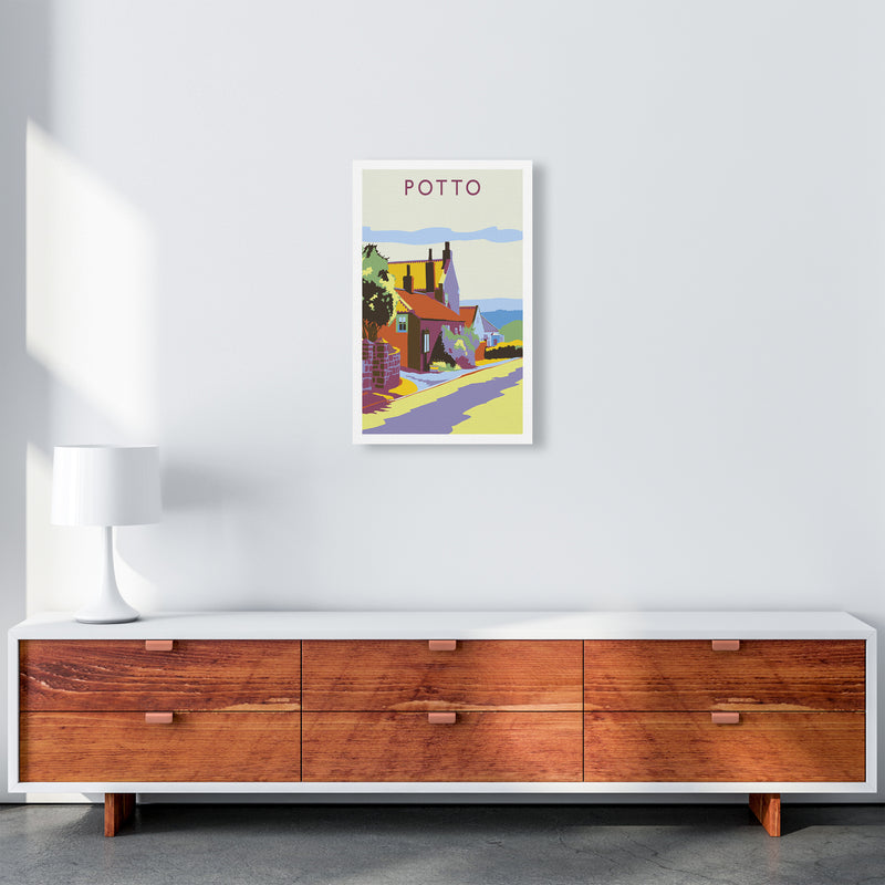 Potto portrait Travel Art Print by Richard O'Neill A3 Canvas
