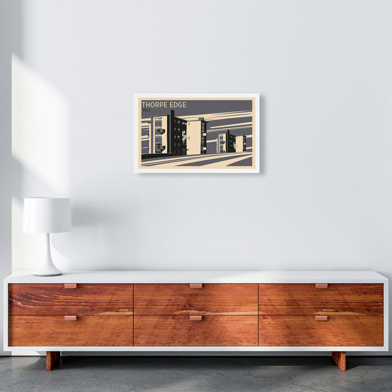 Thorpe Edge, Idle Travel Art Print by Richard O'Neill A3 Canvas