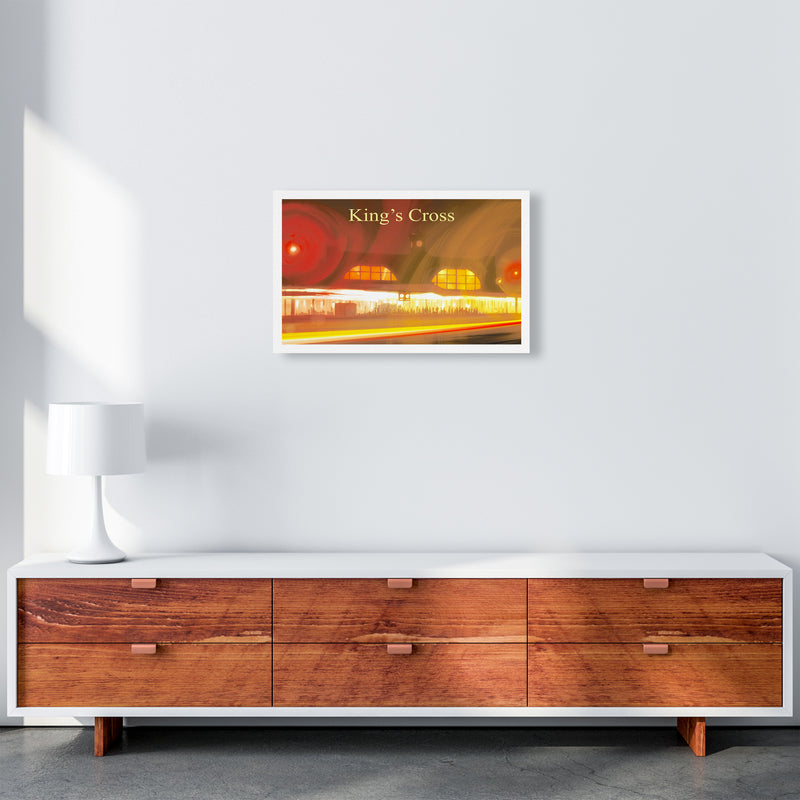 King's Cross Travel Art Print by Richard O'Neill A3 Canvas