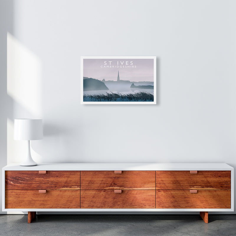St Ives Travel Art Print by Richard O'Neill A3 Canvas