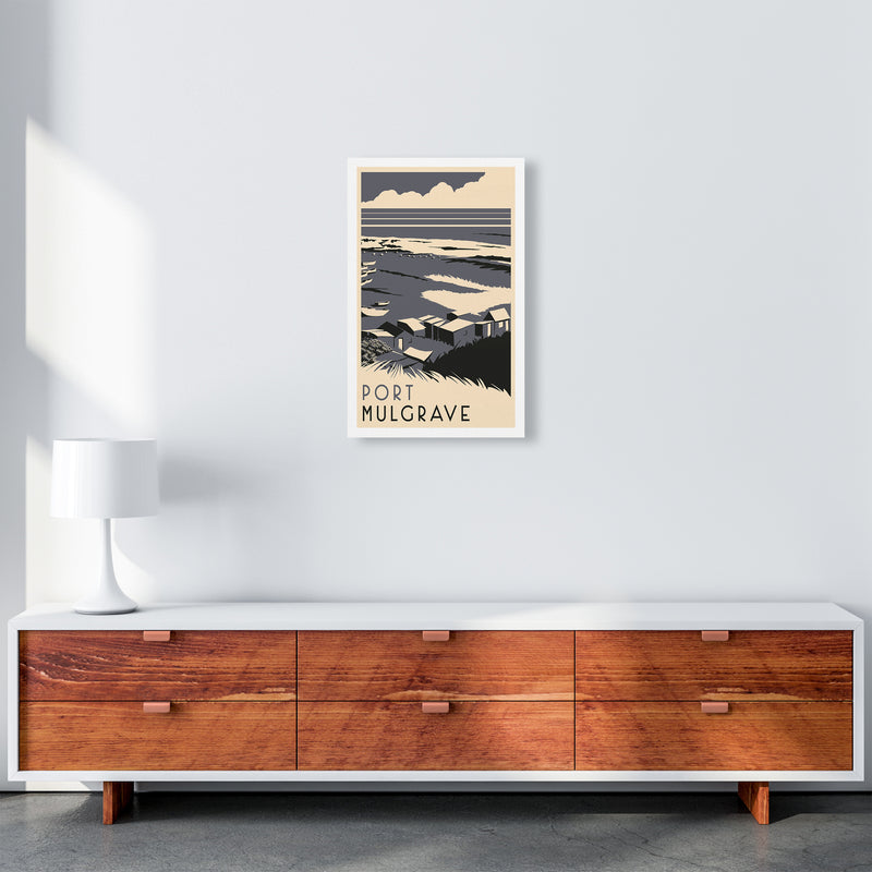 Port Mulgrave portrait Travel Art Print by Richard O'Neill A3 Canvas