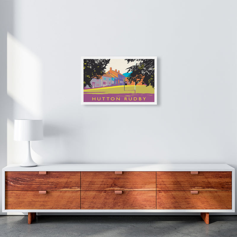 Hutton Rudby Travel Art Print by Richard O'Neill A3 Canvas