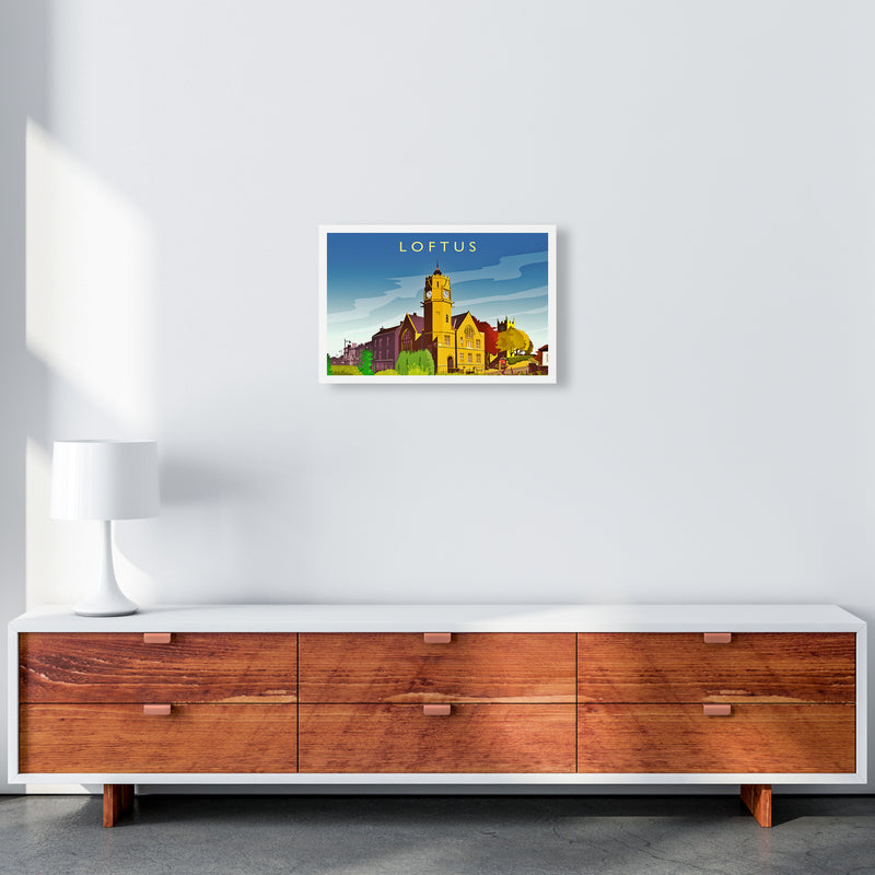Loftus 2 Travel Art Print by Richard O'Neill A3 Canvas