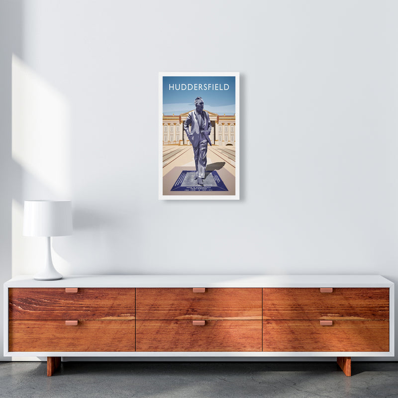 Huddersfield Portrait Travel Art Print by Richard O'Neill A3 Canvas