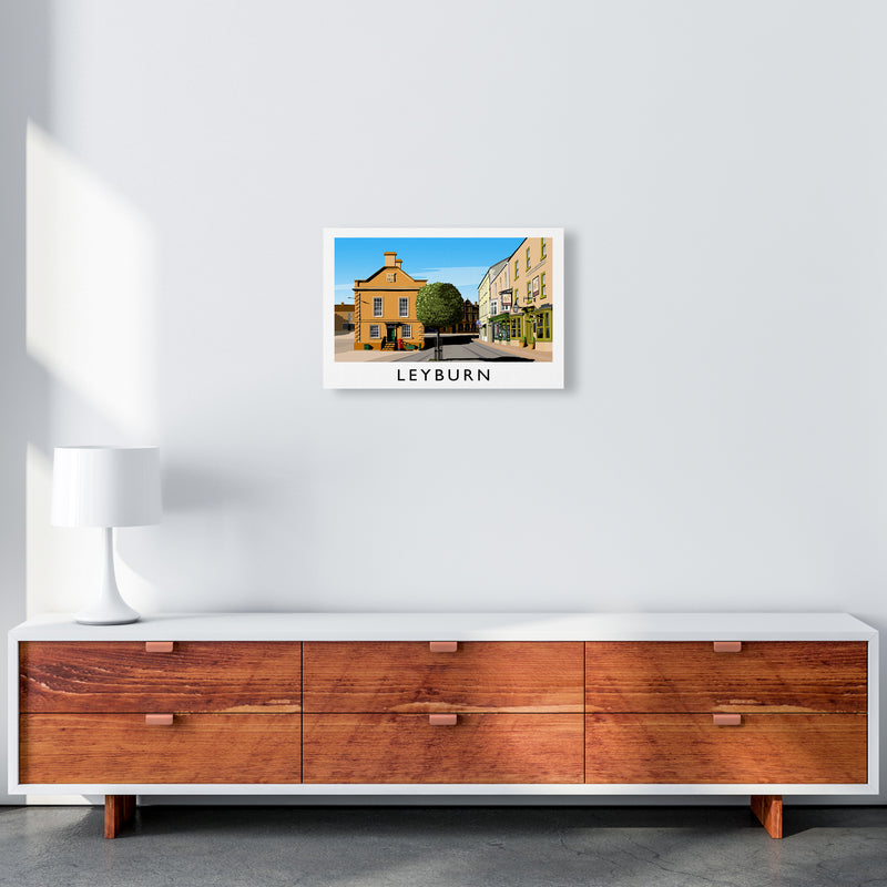 Leyburn 3 Travel Art Print by Richard O'Neill A3 Canvas
