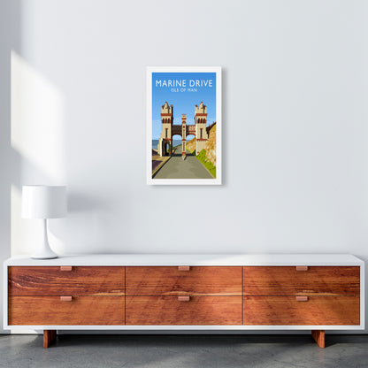 Marine Drive portrait Travel Art Print by Richard O'Neill A3 Canvas