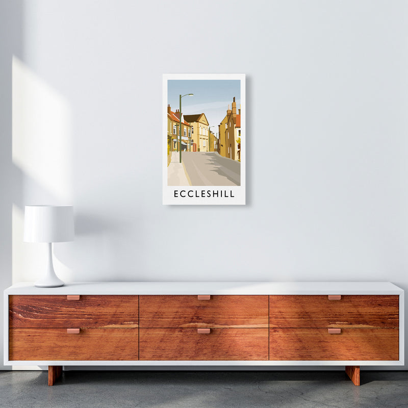 Eccleshill portrait Travel Art Print by Richard O'Neill A3 Canvas