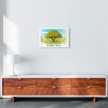 Kirby Hill Travel Art Print by Richard O'Neill A3 Canvas