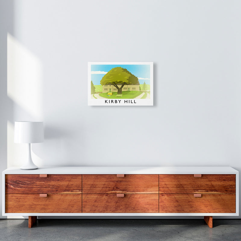 Kirby Hill Travel Art Print by Richard O'Neill A3 Canvas
