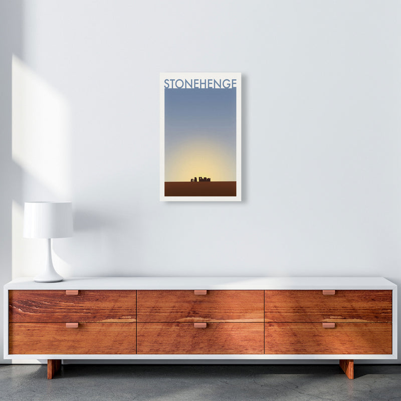 Stonehenge 2 (Day) Travel Art Print by Richard O'Neill A3 Canvas