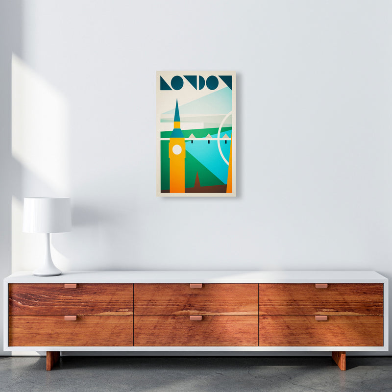 London 5 Travel Art Print by Richard O'Neill A3 Canvas