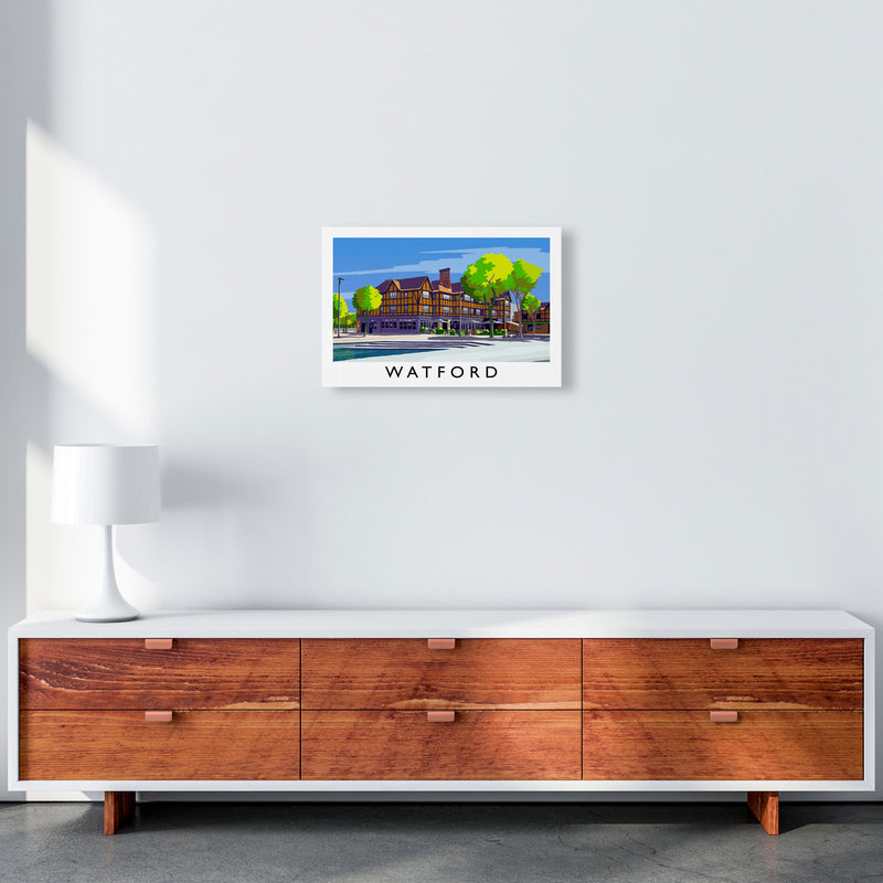 Watford 2 Travel Art Print by Richard O'Neill A3 Canvas