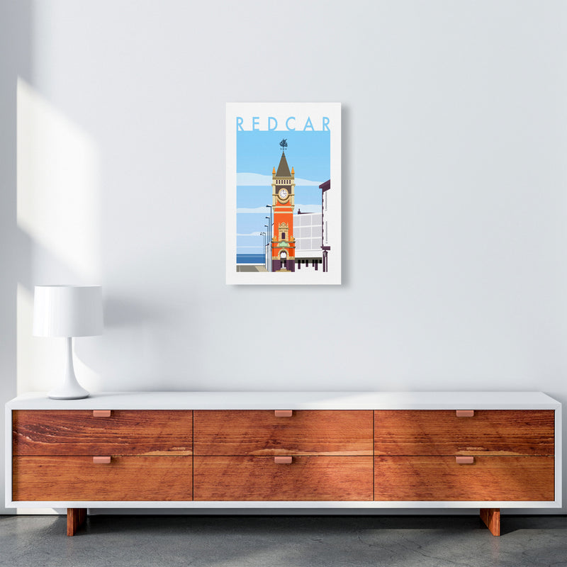 Redcar 3 Travel Art Print by Richard O'Neill A3 Canvas