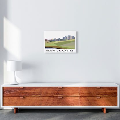 Alnwick Castle Framed Digital Art Print by Richard O'Neill A3 Canvas