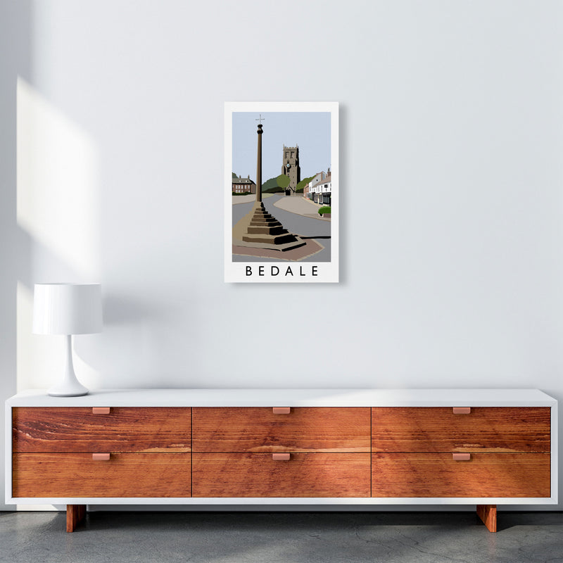 Bedale Framed Digital Art Print by Richard O'Neill A3 Canvas