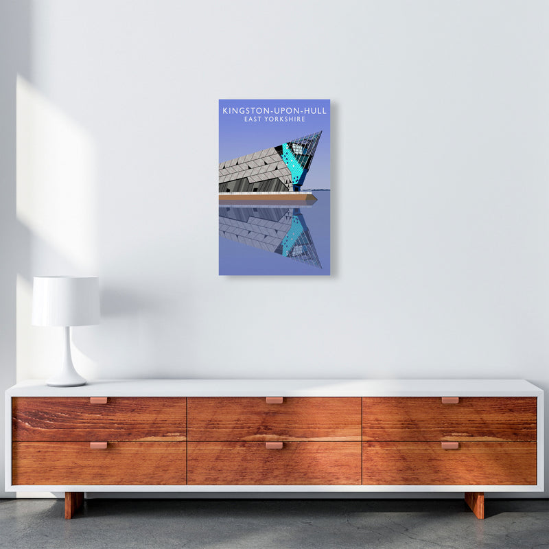 Kingston-upon-Hull by Richard O'Neill Yorkshire Art Print, Vintage Travel Poster A3 Canvas