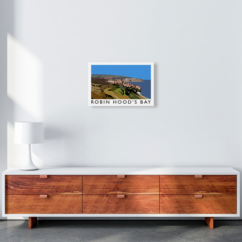 Robin Hood's Bay Art Print by Richard O'Neill A3 Canvas