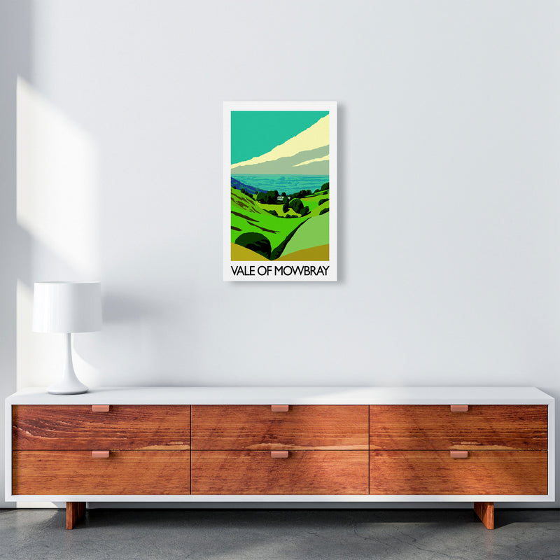 Vale Of Mowbray by Richard O'Neill Yorkshire Art Print, Vintage Travel Poster A3 Canvas
