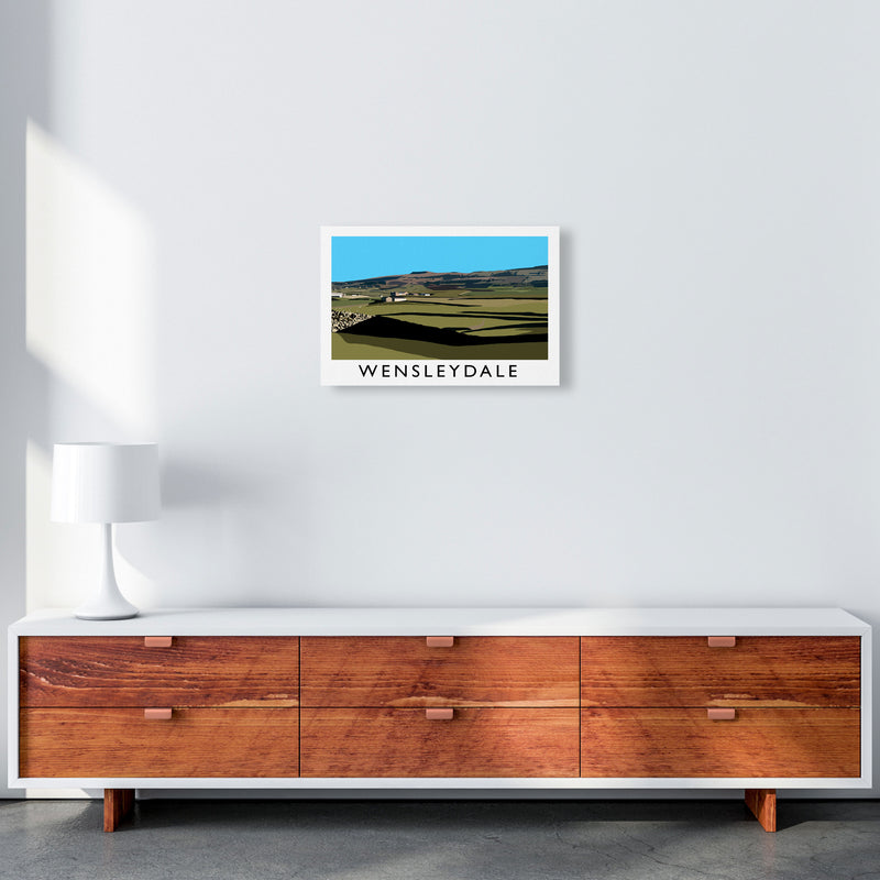 Wensleydale by Richard O'Neill Yorkshire Art Print, Vintage Travel Poster A3 Canvas