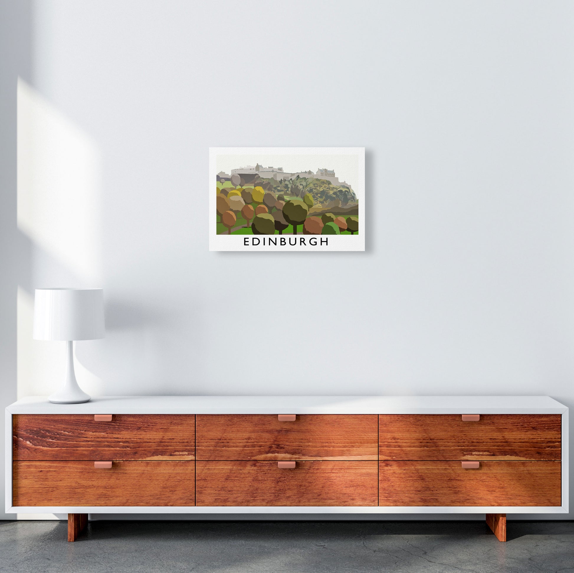 Edinburgh by Richard O'Neill A3 Canvas