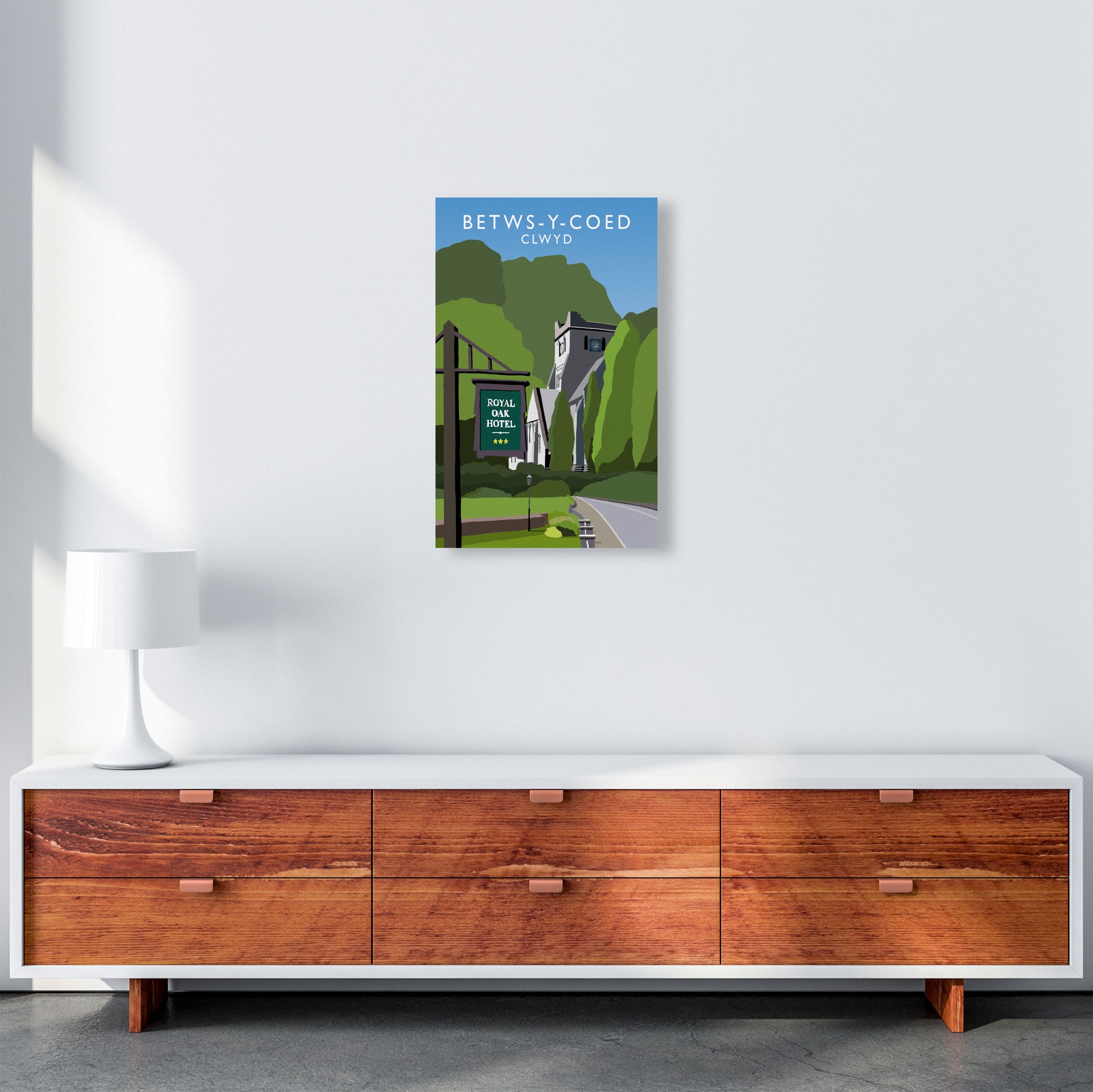 Betws- Y- Coed by Richard O'Neill A3 Canvas