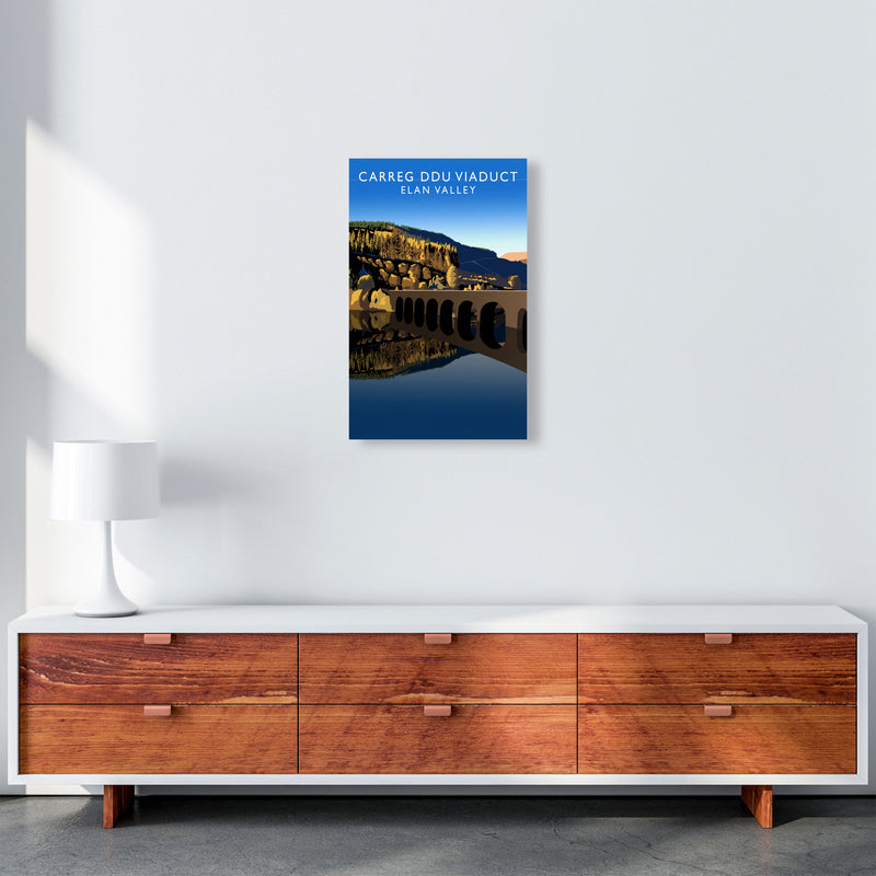 Carreg Ddu Viaduct by Richard O'Neill A3 Canvas