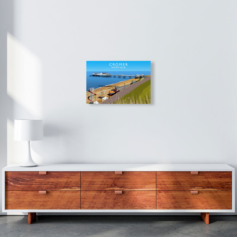 Cromer Norfolk Framed Digital Art Print by Richard O'Neill A3 Canvas