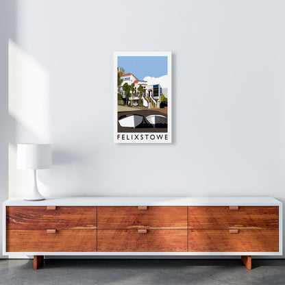 Felixstowe Art Print by Richard O'Neill A3 Canvas