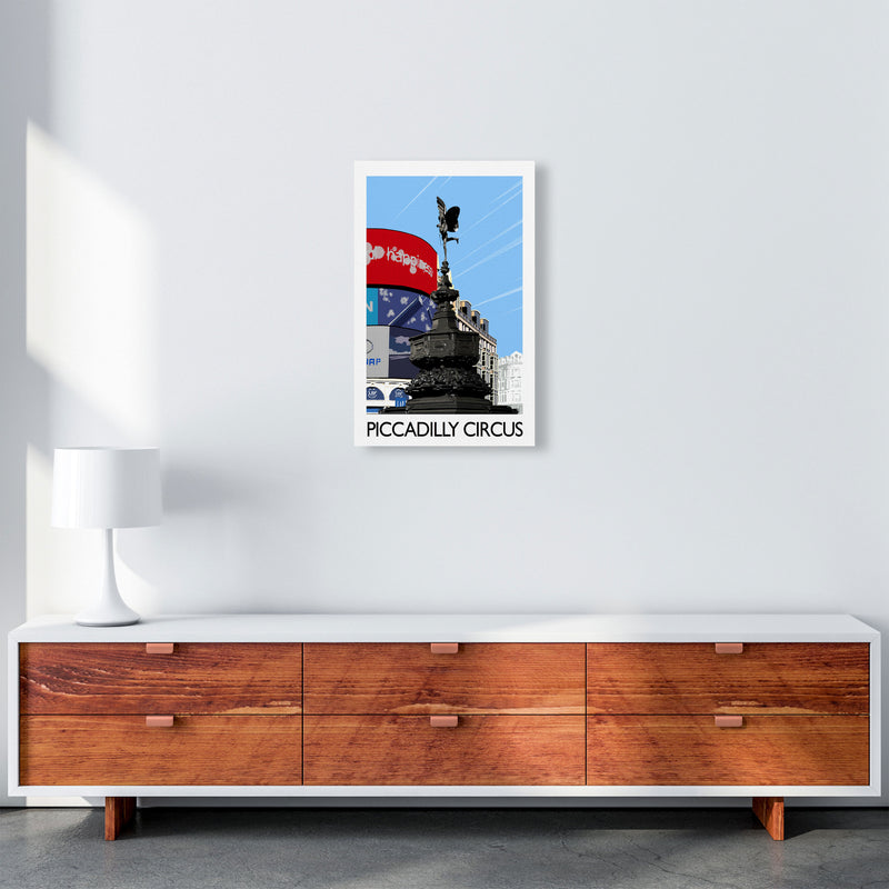 Piccadilly Circus London Art Print by Richard O'Neill A3 Canvas