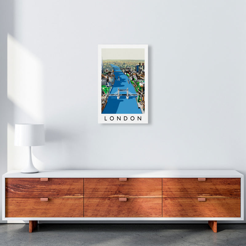London Travel Art Print by Richard O'Neill A3 Canvas