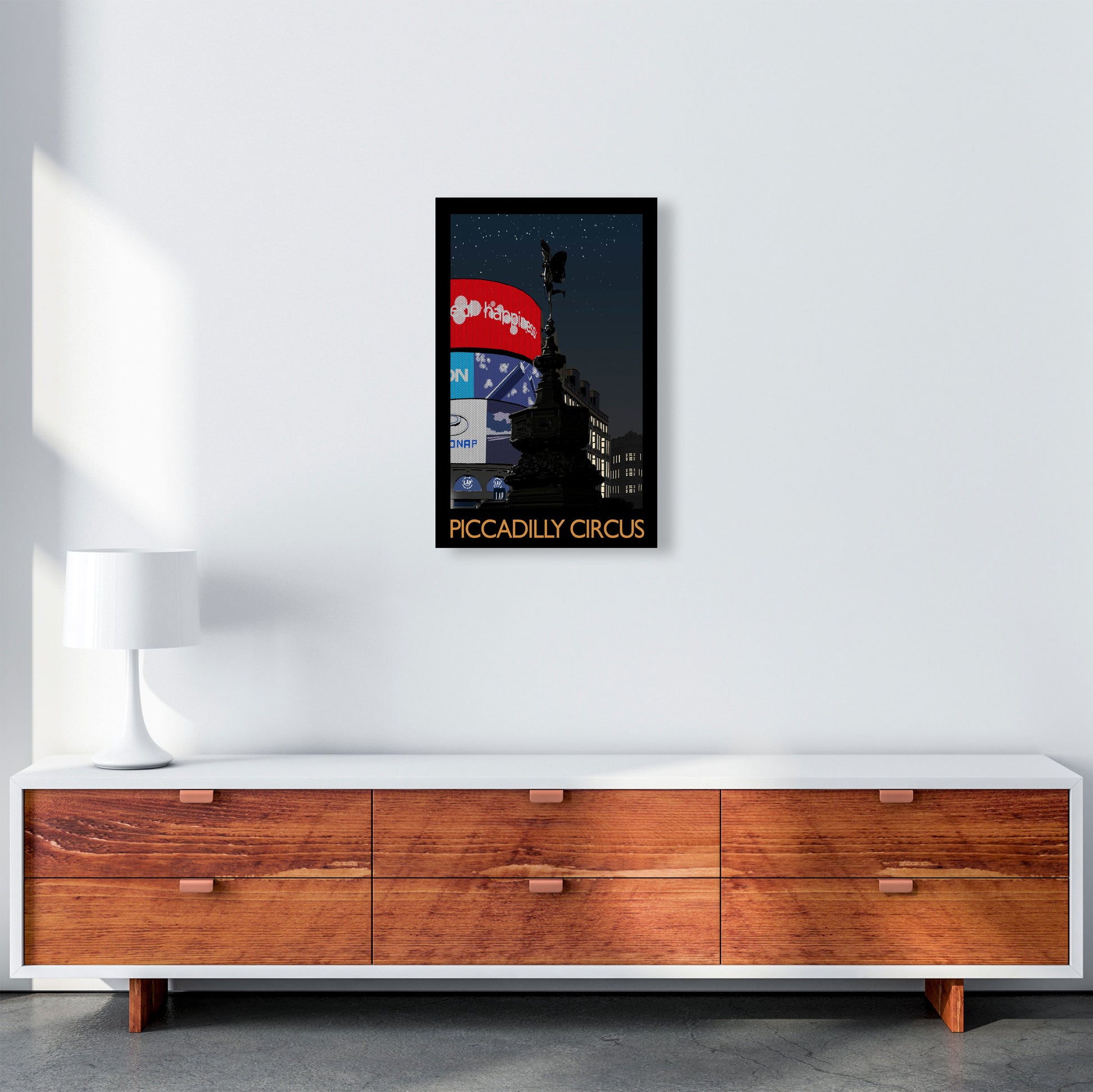 Piccadilly Circus by Richard O'Neill A3 Canvas