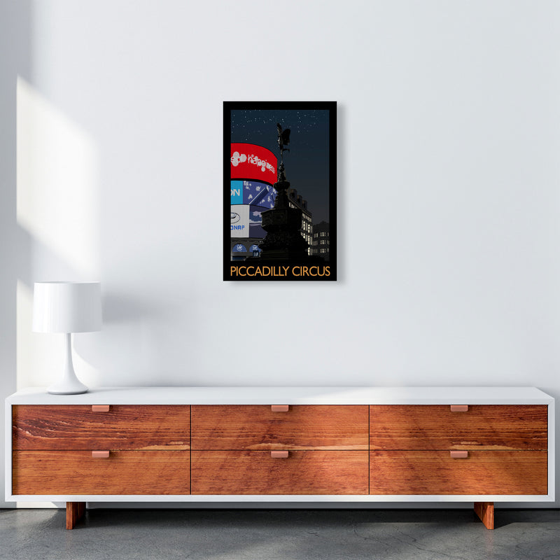 Piccadilly Circus by Richard O'Neill A3 Canvas