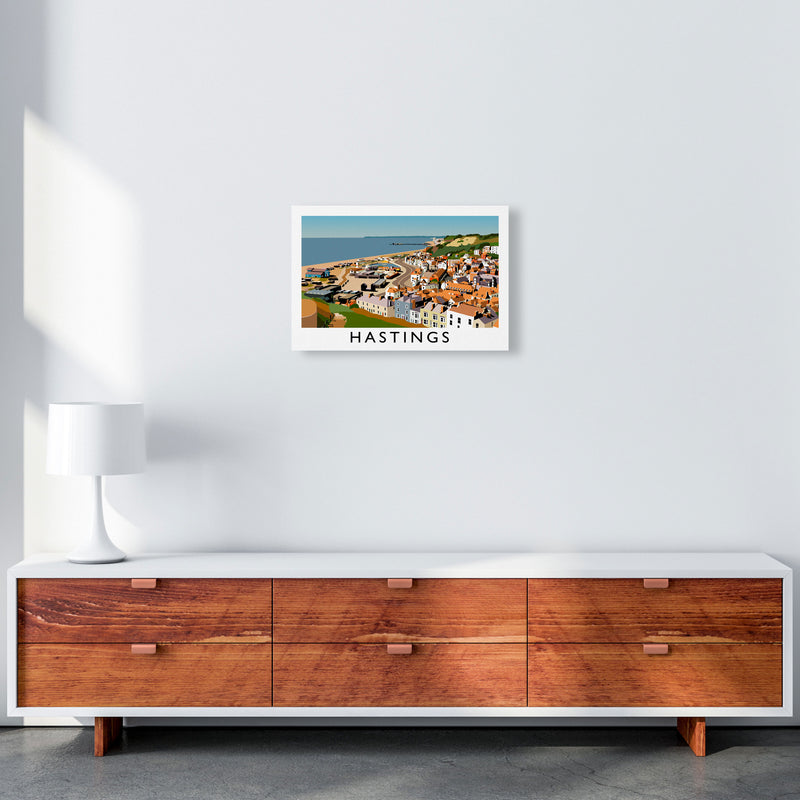 Hastings Framed Digital Art Print by Richard O'Neill A3 Canvas