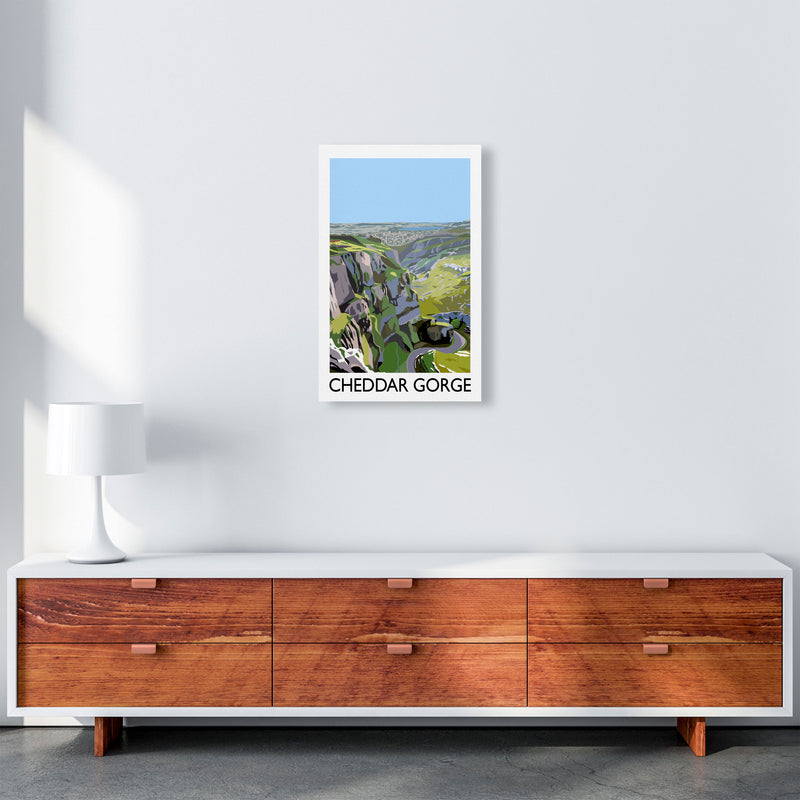 Cheddar Gorge Art Print by Richard O'Neill A3 Canvas