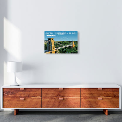 Clifton Suspension Bridge Bristol Framed Art Print by Richard O'Neill A3 Canvas