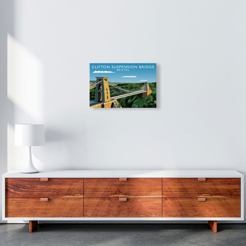 Clifton Suspension Bridge Bristol Framed Art Print by Richard O'Neill A3 Canvas