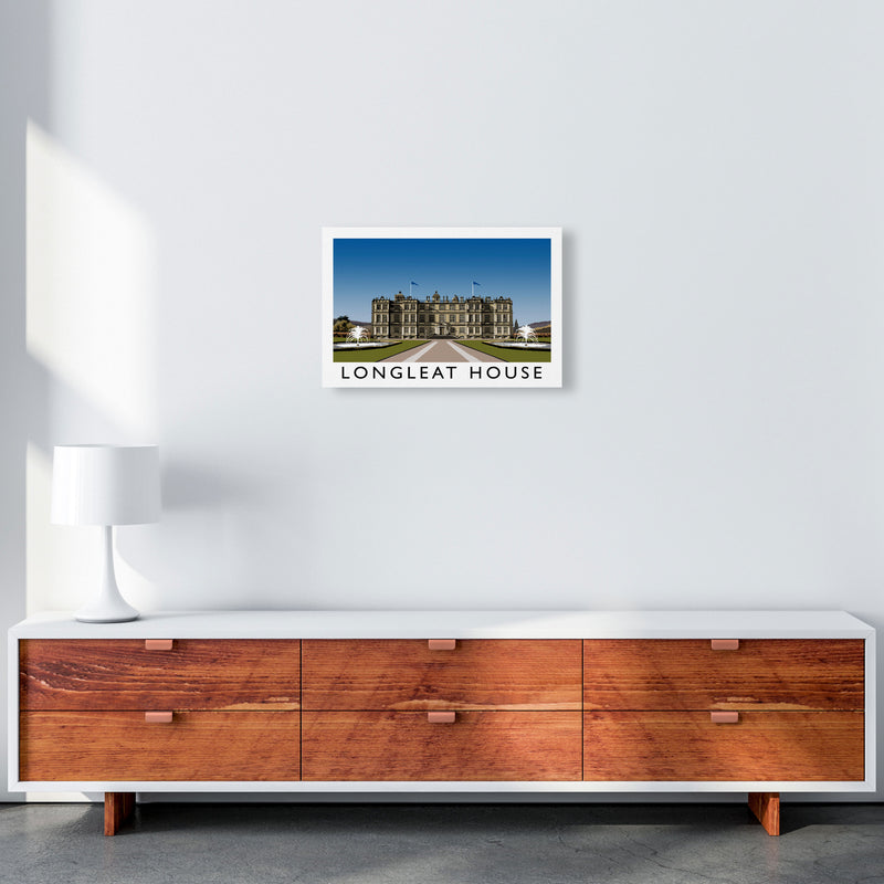 Longleat House by Richard O'Neill A3 Canvas