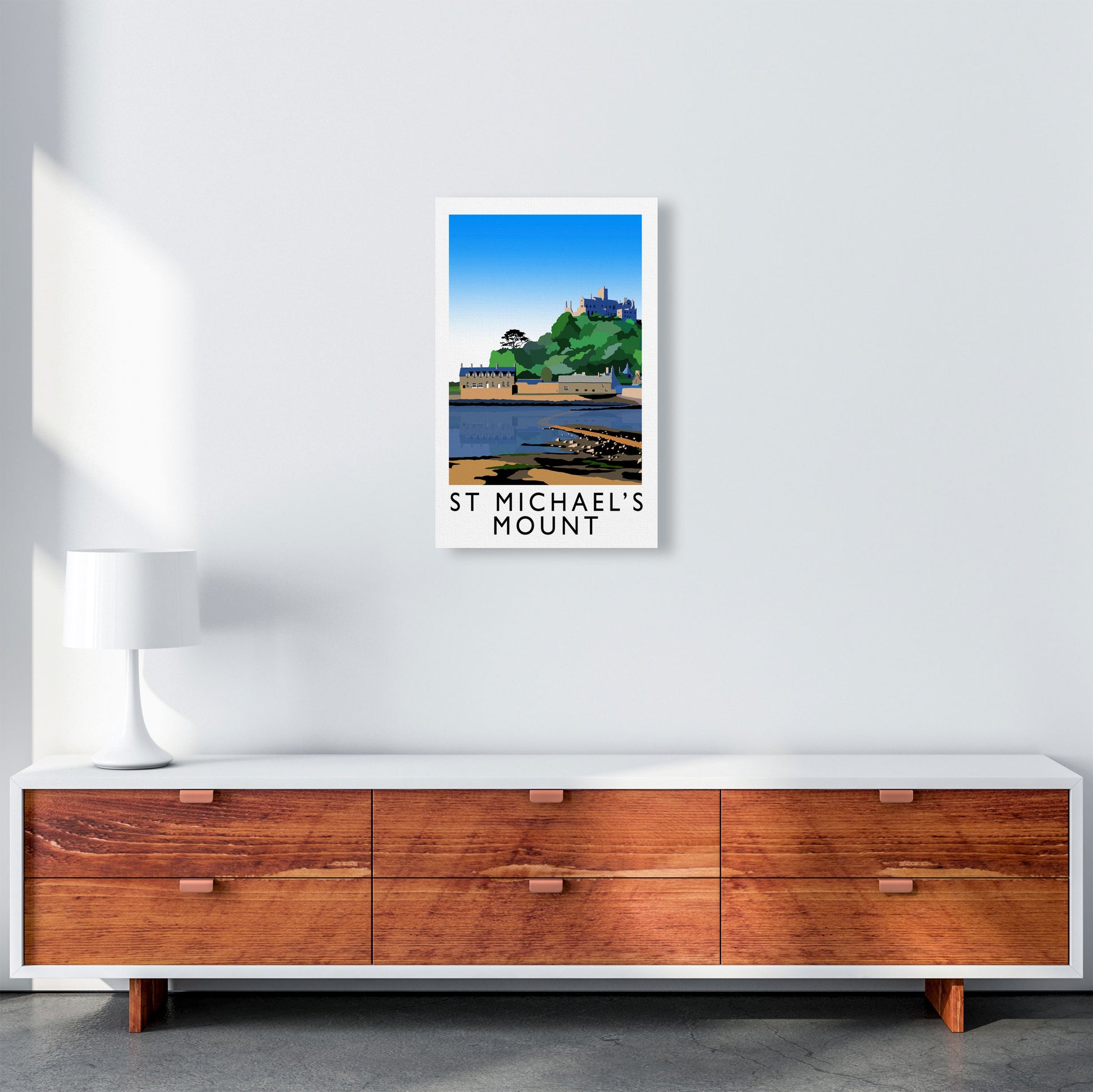 St Michael's Mount by Richard O'Neill A3 Canvas